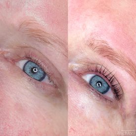 Infralash eyeliner boven & onder op een zeer lichte / gevoelige huid
